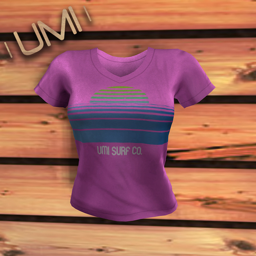 UA: Sun Lines Tee ML PINK (Wear/Touch to Unpack)