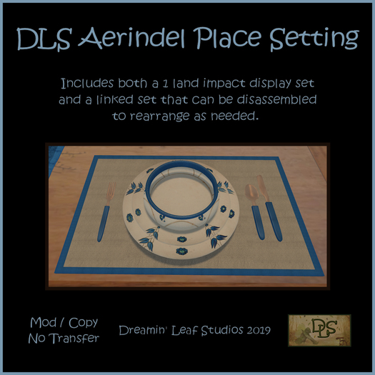 DLS Aerindel Place Setting