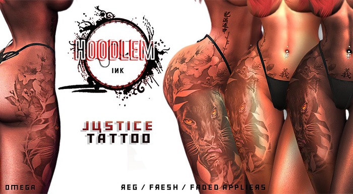 Hoodlem - Justice Tattoo ( Legacy / Omega )