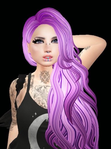 Funky Town Highlighted Purple Hair