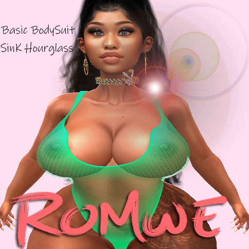 Romwe - Basic Bodysuit LightGreen