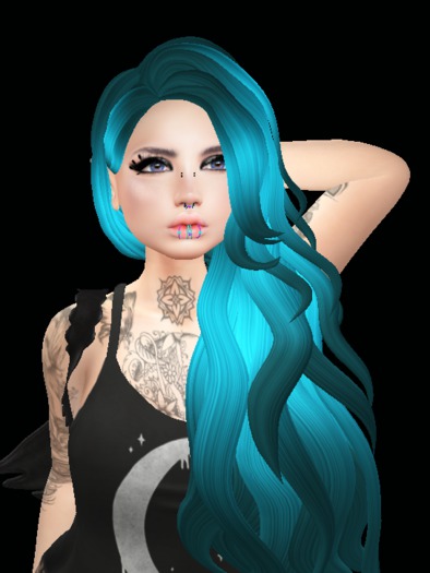 Funky Town Ocean Blue  Hair