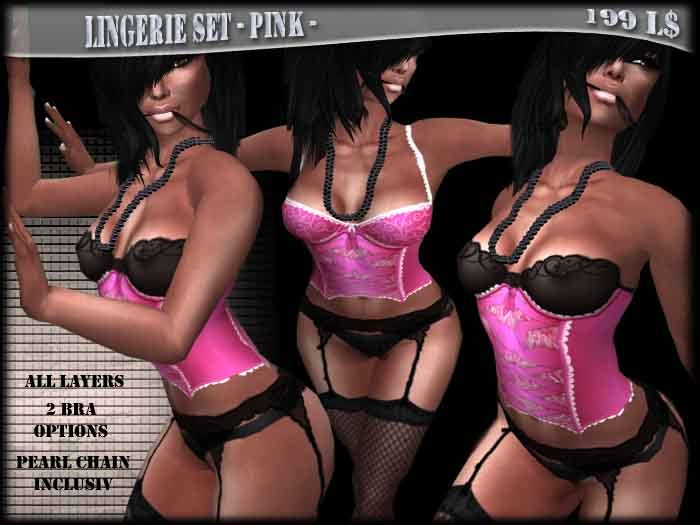 CoG Design Lingerie Set - pink -