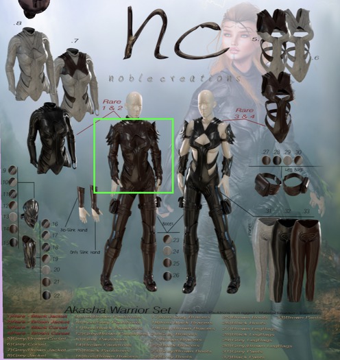 [NC] - RARE - Akasha Warrior - HOURGLASS Jacket - Brown