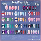 7. {Sakura} Cutie Moon Nails - M - Venus