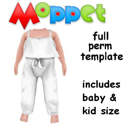 Moppet FULL PERM Strappy Jumper  Template