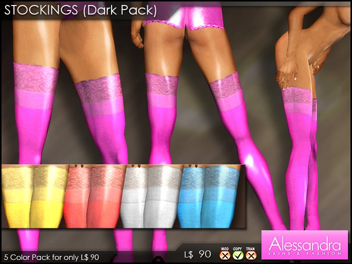 ALESSANDRA - Stockings 5 COLOR PACK
