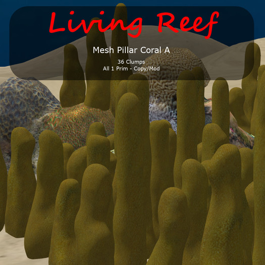 Inochi Reef - Mesh Pillar Coral A