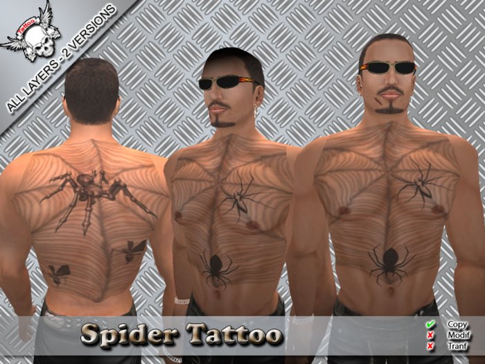 YB Tattoo Spider Box