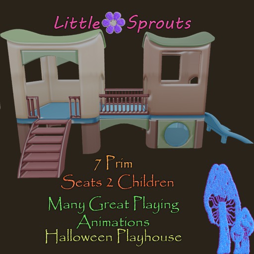 Lil' Sprouts-Simple Train Playhouse(Boxed)