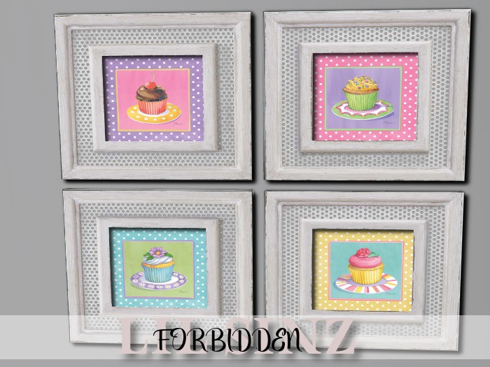 FORBIDDEN~ Cupcake Frames mesh collection #2  