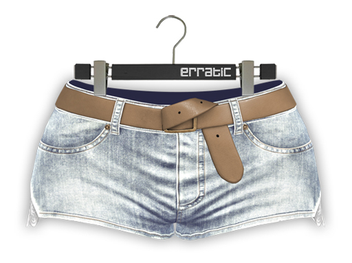erratic / margot - denim shorts / 11. light-blue 2 (maitreya)