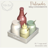 {what next} Palisades BBQ Condiments 
