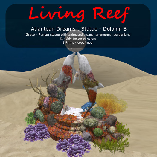Inochi Reef - Atlantean Statue - Dolphin B