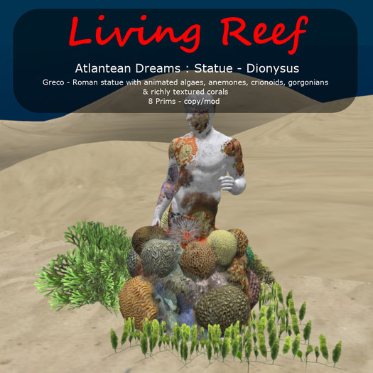 Inochi Reef - Atlantean Statue - Dionysus