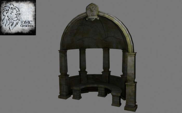 Antique Gazebo Mesh 10