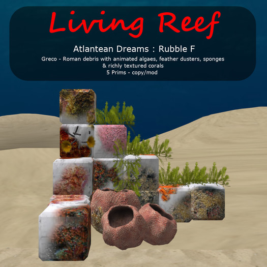 Inochi Reef - Atlantean Rubble F (blocks)