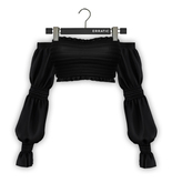 erratic / josefin - top / black (maitreya)