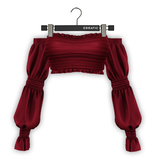 erratic / josefin - top / burgundy (maitreya)