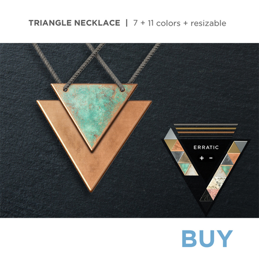 erratic / triangle necklace / DEMO