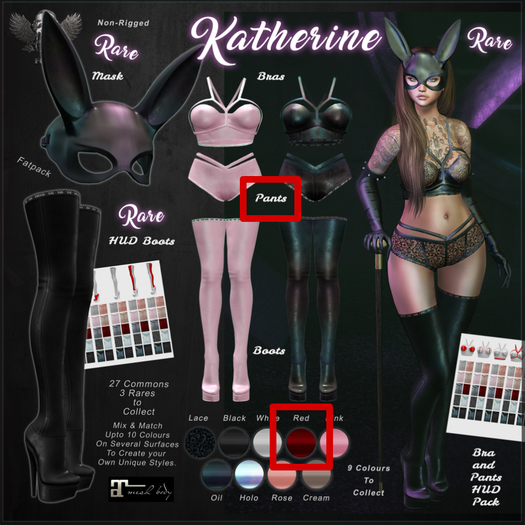 [The Forge] Katherine Pants, Red