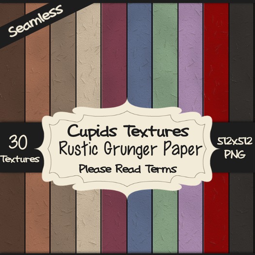 *Cupids Textures * 30 RUSTIC GRUNGER PAPER