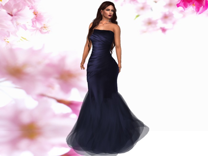 !AS! Tania Gown Blue