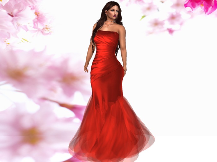 !AS! Tania Gown Red
