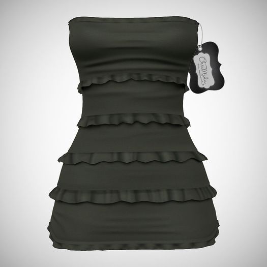ChicModa // Ivy Ruffle Dress // MOSS
