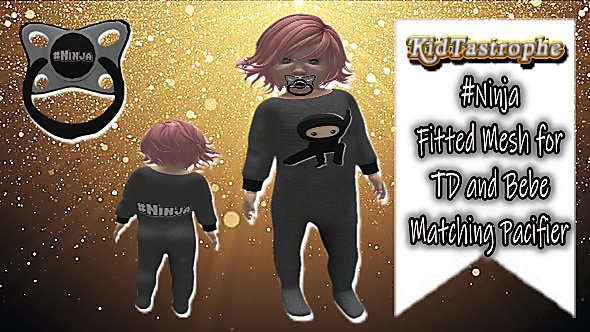*KidTastrophe* Ninja PJs and Paci >BOXED<