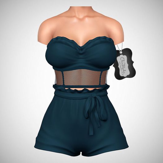 ChicModa // Jenna Romper // NAVY