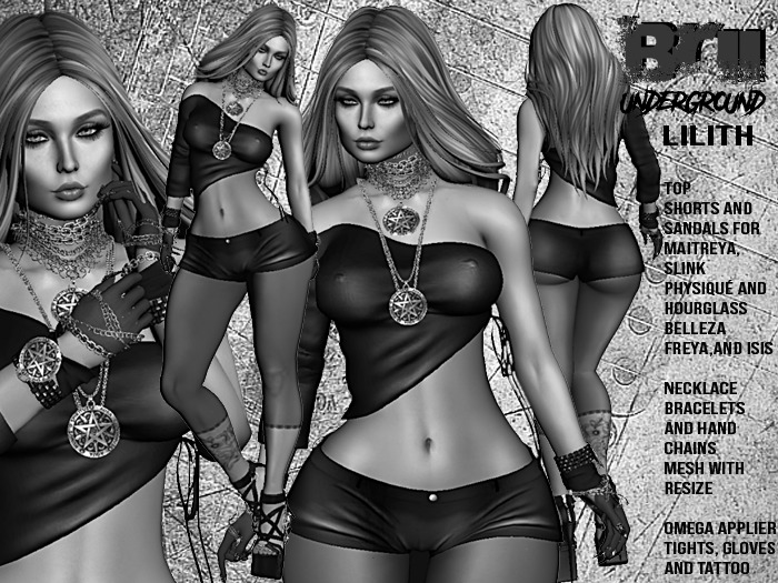 **DEMO** LILITH V2 ROCKER STYLE COMPLET OUTFIT** (WEAR)