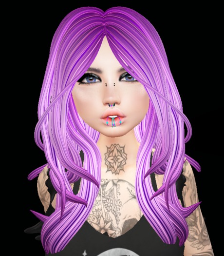 Tori Purple Highlighted Hair