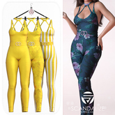 SCANDALIZE. Reina. Yellow