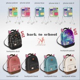 *Tentacio* Back to school backpack blue