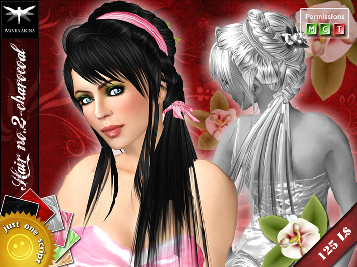 *IA* Hair no.2-charocoal 