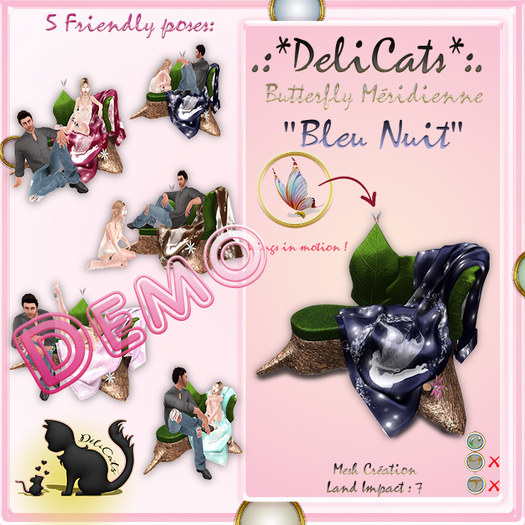 *-DeliCats-* Butterfly Meridienne L DEMO (Wear & Touch)