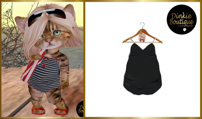 *DB* DINKIES BEACH SUITS black