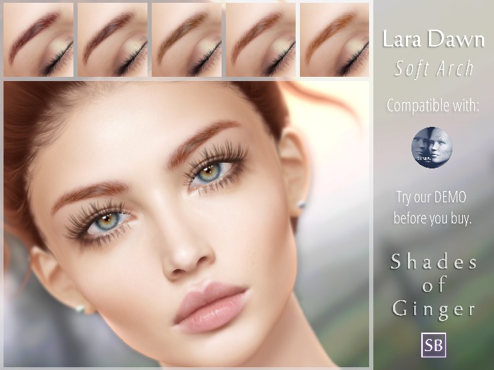 Eyebrows, Genus: LaraDawn.SoftArch.Ginger