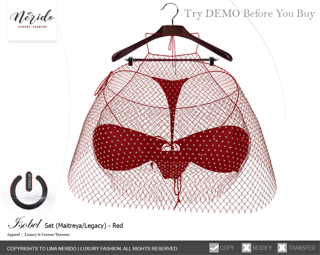 ~Nerido~ Isobel Set-Red