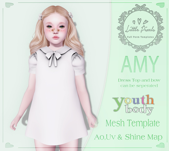{Little Pixels} Amy Dress Youth - ADD ME