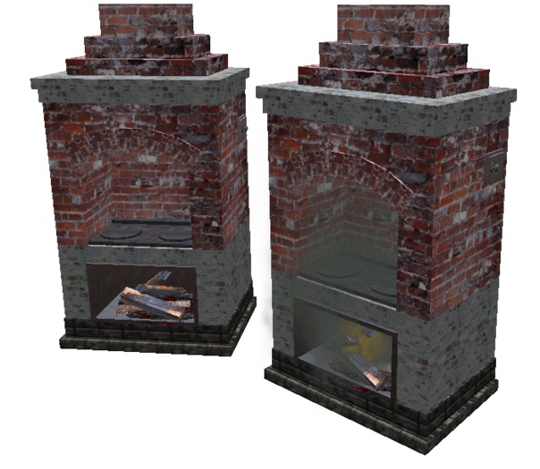 sweden fireplace 3(old bricks)