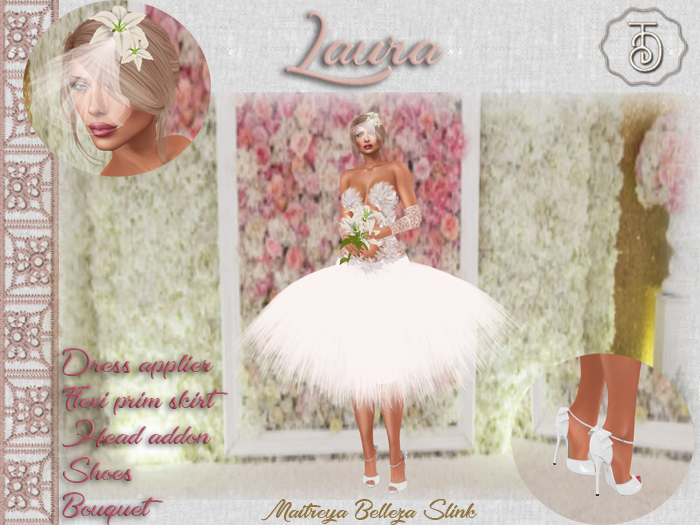 D-Tori *Laura* Bride Wedding Set