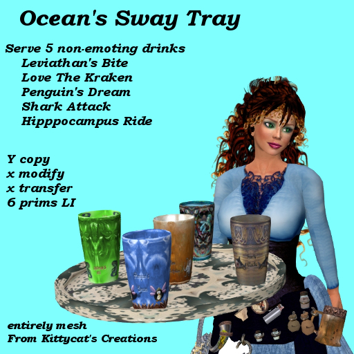 Oceans Sway Tray box