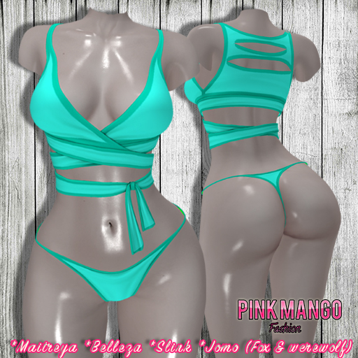 *Pink Mango* Hannah Bikini TEAL