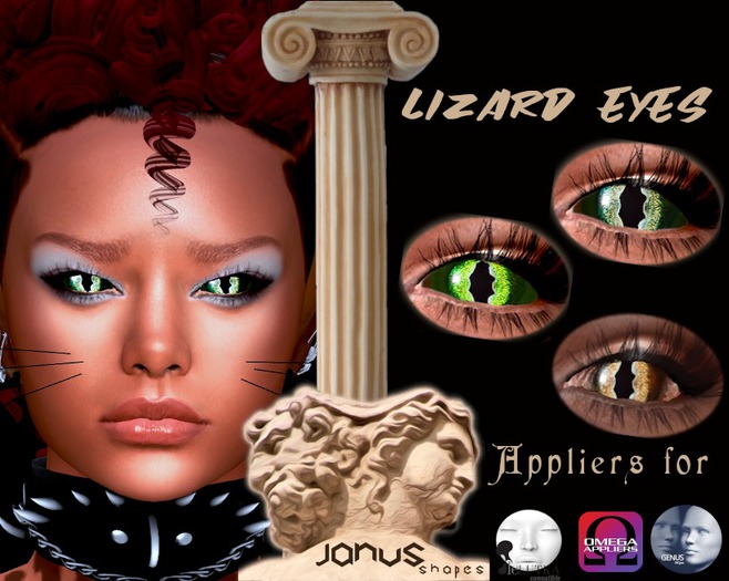 JANUS:. Lizard eyes Set ( GENUS.LELUTKA,OMEGA)