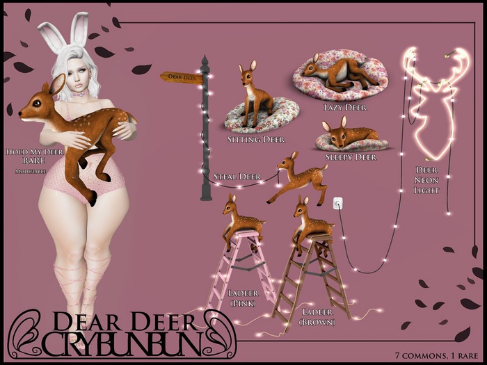 CryBunBun [Dear Deer] Hold My Deer RARE