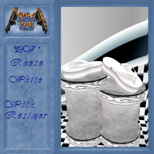 *PV* Reese_Flipflops_White  (Wear Or Rezz)