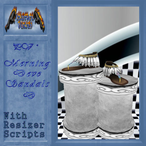 *PV* MorningDove Sandals_D  (Wear Or Rezz)