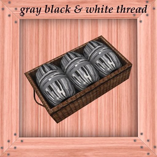 Thread [G&S] (Gray white and black) 